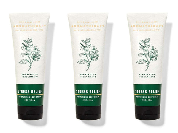 Aromatherapy Stress Relief Eucalyptus Spearmint Body Cream 3 Pack