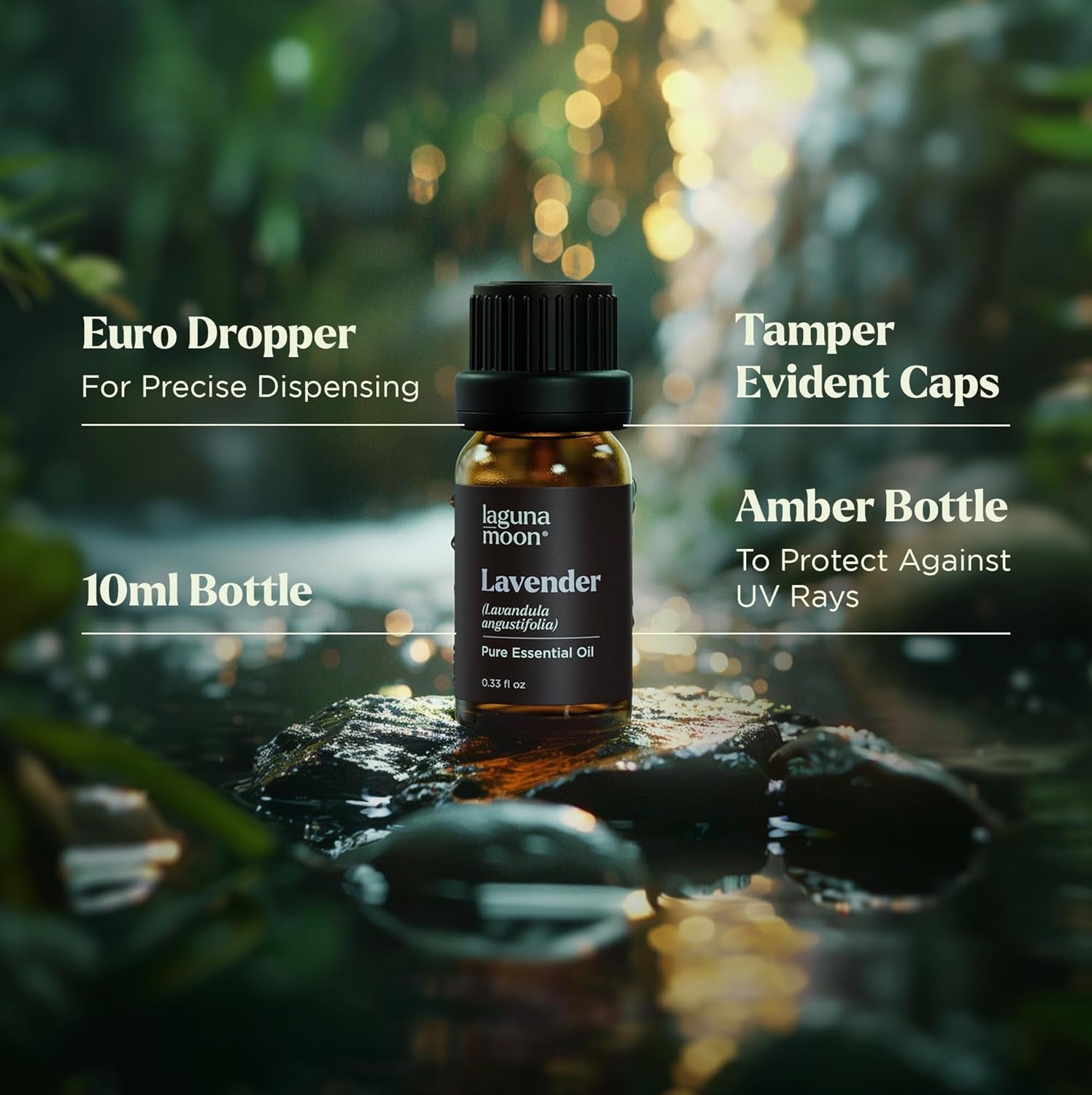 Essential Oils Aromatherapy Set - 6 Oils for Diffusers, Home Care, Candle Making Scents, Fragrance, Humidifiers, Gifts - Peppermint, Tea Tree, Lavender, Eucalyptus, Orange (10Ml)